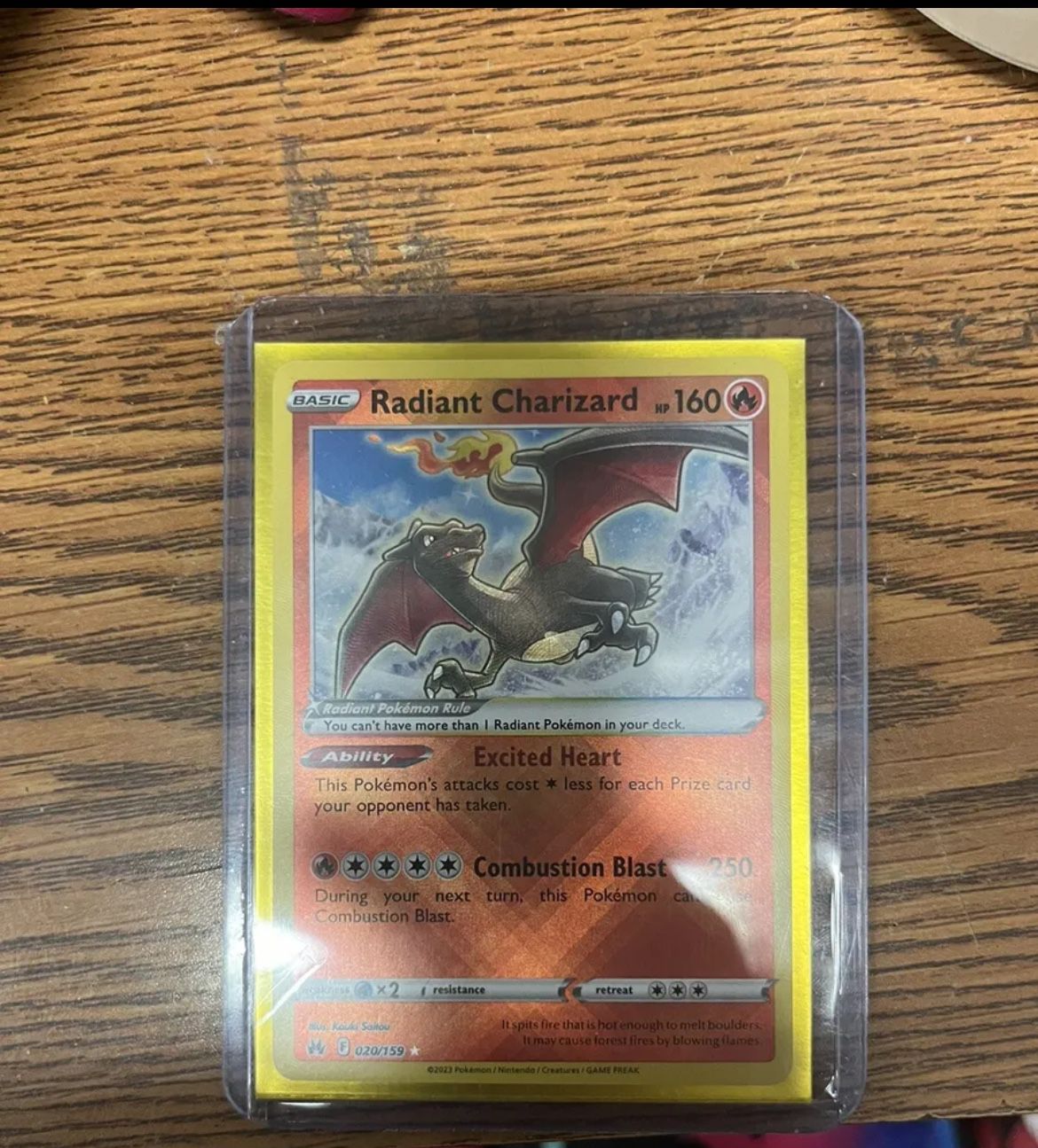 Holographic Radiant Charizard Near Mint