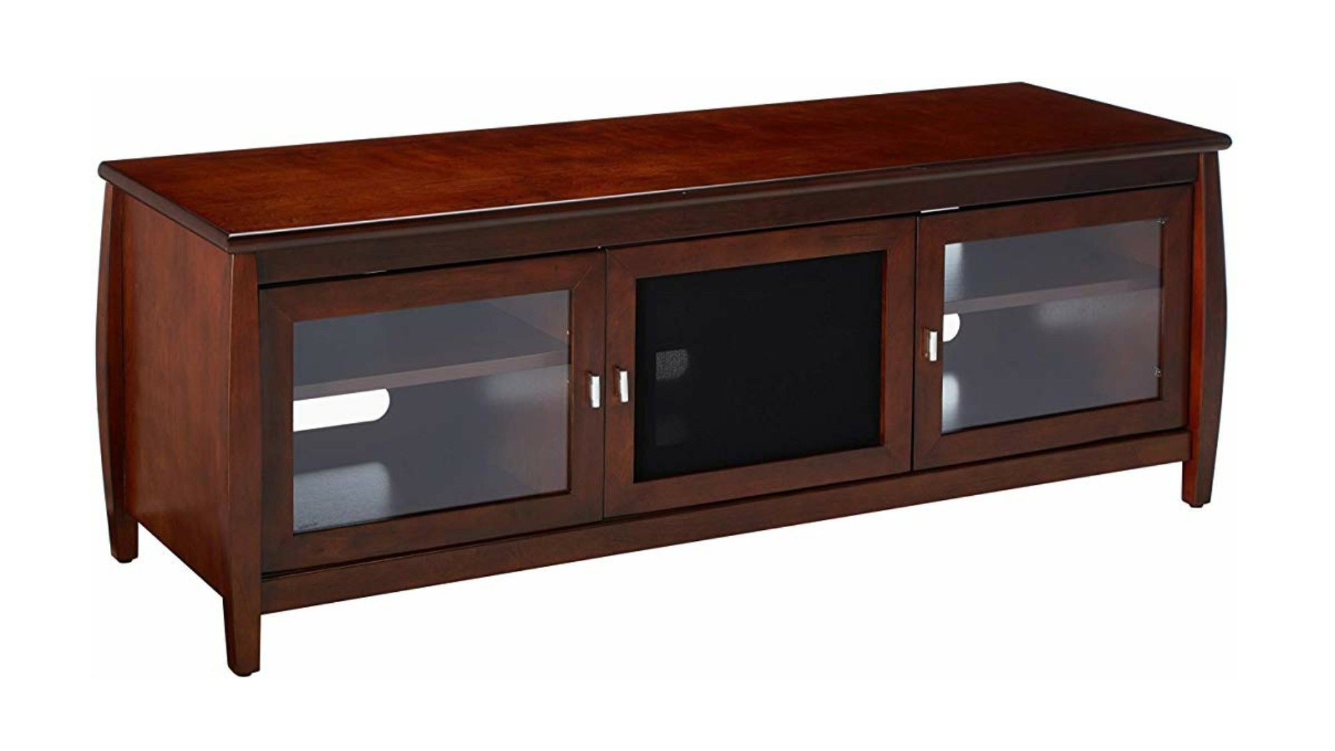 TechCraft SWP60 60-Inch Wide Flat Panel TV Credenza - Walnut