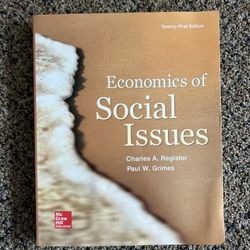 Economic Of Social Issues 