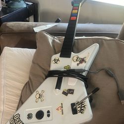 Guitar Hero Xplorer Red Octane Xbox (contact info removed)5 Wired TESTED Three Available With USB Break Away Connected