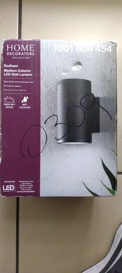 Home Decorators To ham Led Wall Lantern