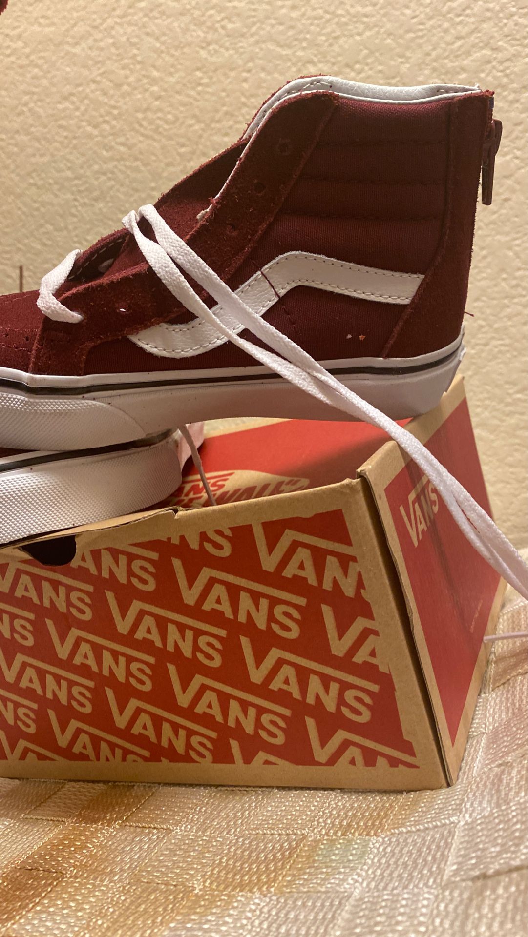 Vans kids sizes 12