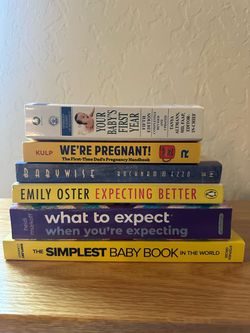 Pregnancy & Baby Parenting Book Bundle – 6 Books – New/Expecting Parents