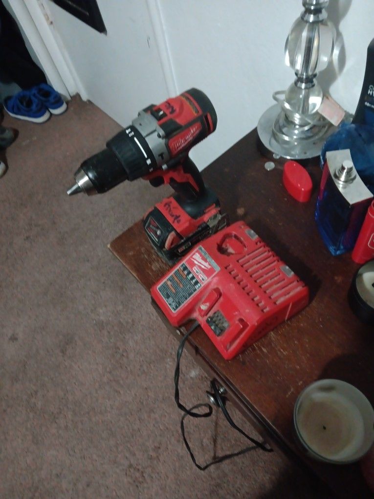 Milwaukee Drill And Charger