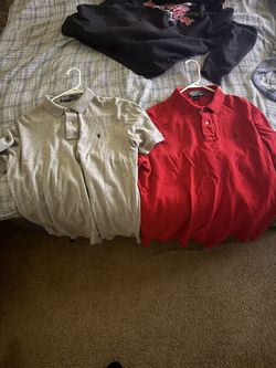 Two Polo 3 Button Collar Shirt