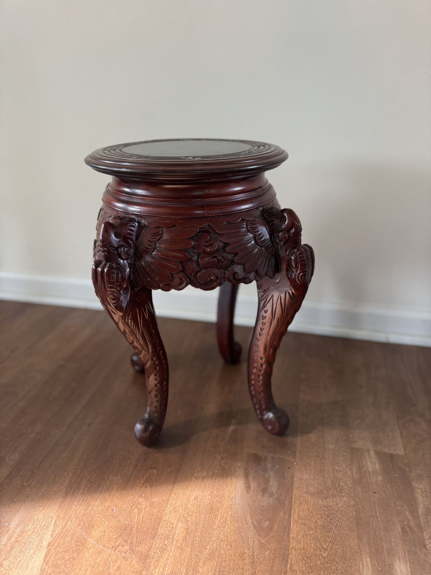 Antique Chinese Rosewood jardiniere Plant Stand Table