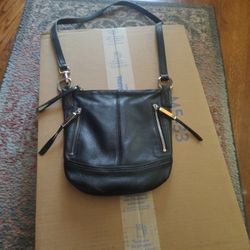 Nine West Beautiful Leather Green Handbag In Perfect Condition