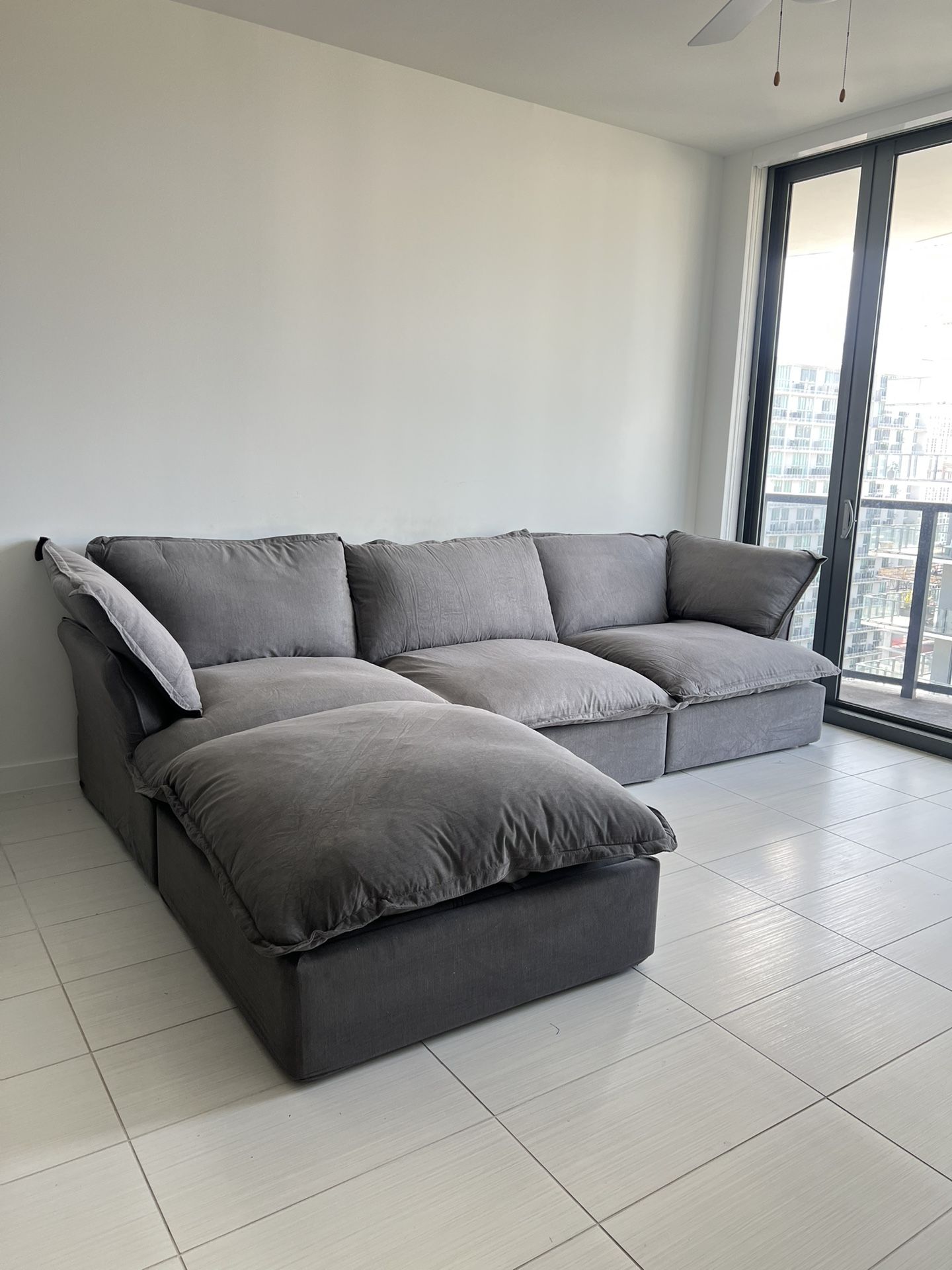 Gray Cloud Sectional (NEW)