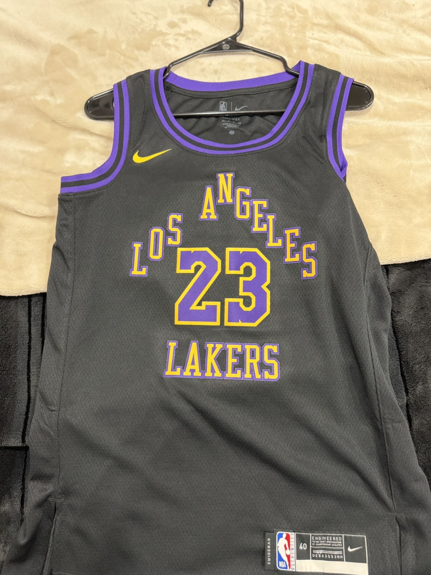 LeBron James Lakers City Edition Jersey (size Men’s Small)