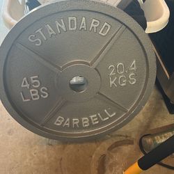 45LBS Standard Barbell Weight - NEW