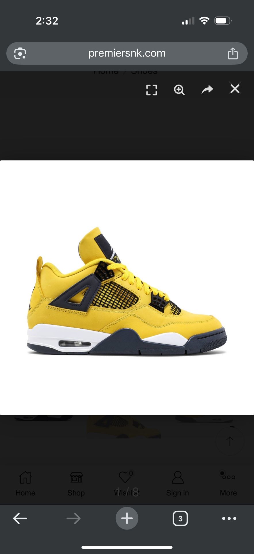 Air Jordan 4 Retro Lightning