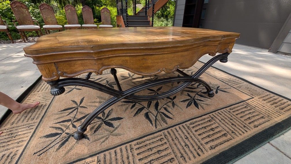 Unique Coffee Table - Wood And Metal