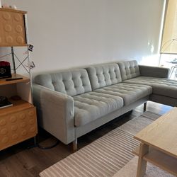 IKEA Sofa With Chaise ‘Morabo’