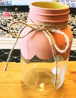 Big mason jar centerpieces 8