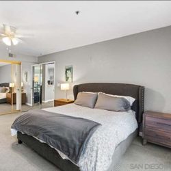 Queen Bed Frame + Headboard