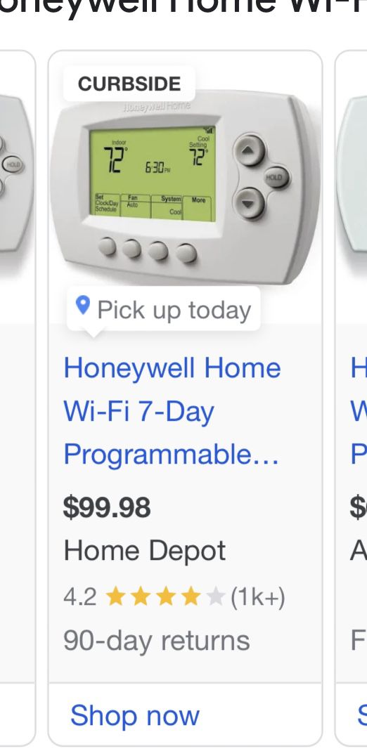 2-Honeywell thermostats