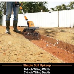 Brand New LawnMaster 24V Cordless Tiller – Garden Cultivator