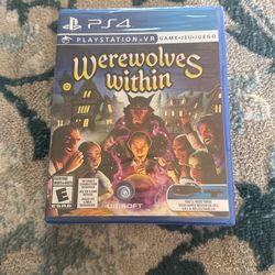 NEW PS 4 game- werewolves within ($15)