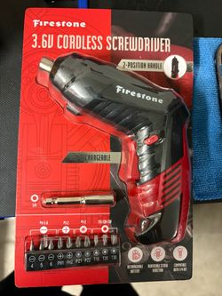 Firestone 3.6V Cordless Screwdriver Set