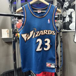 Vintage 2001/02 Nike Authentic Michael Jordan Washington Wizards Jersey SMALL 36