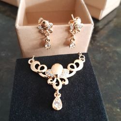 Gold Plated Jewelry Set All 6 Sets For 40.00