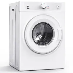 SIMZLIFE 1500W Front Load Stainless Steel Compact 3.4-cu ft Portable Vented Electric Dryer ( 3.5 cu. ft. )