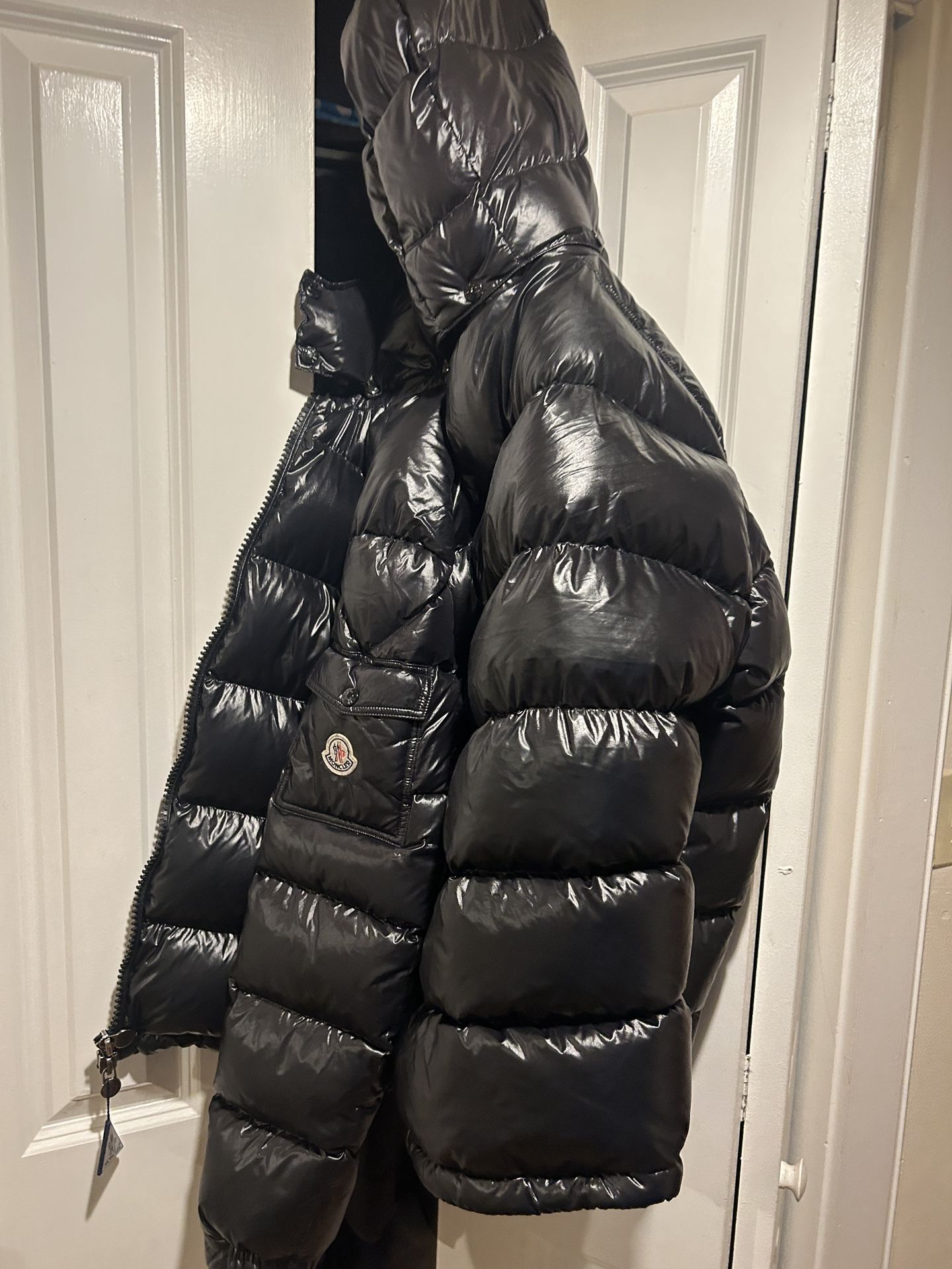 moncler black puffer jacket