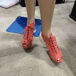 New! Unworn! Size 9 Peeptoe Stiletto Heels