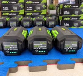 Brand New | 40V 7.5Ah Battery – Ryobi Compatible – $25 Each