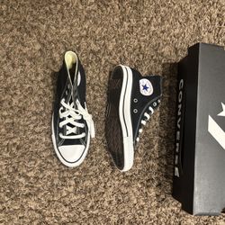 Women’s Black High Top Converse
