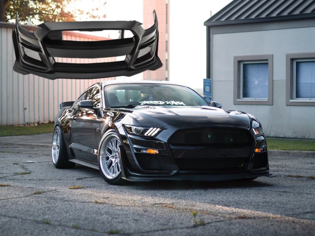 Premium GT500 Style Bumper Fits 2015-2017 Mustang