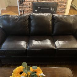 Living Room Leather Set