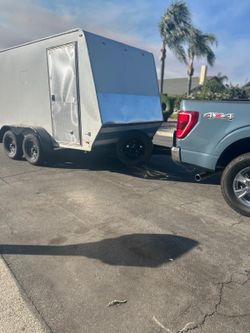 ENCLOSED TRAILERS , 12’ X 7’ TITLE  IN HAND