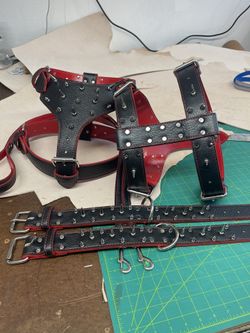 Custom Handmade Leather Harnesses, Collars, And Leashes