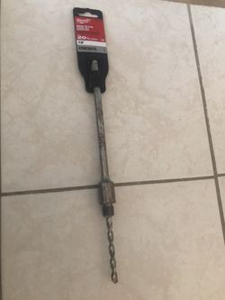 13 in. Carbide SDS-Plus Masonry Core Bit Adapter