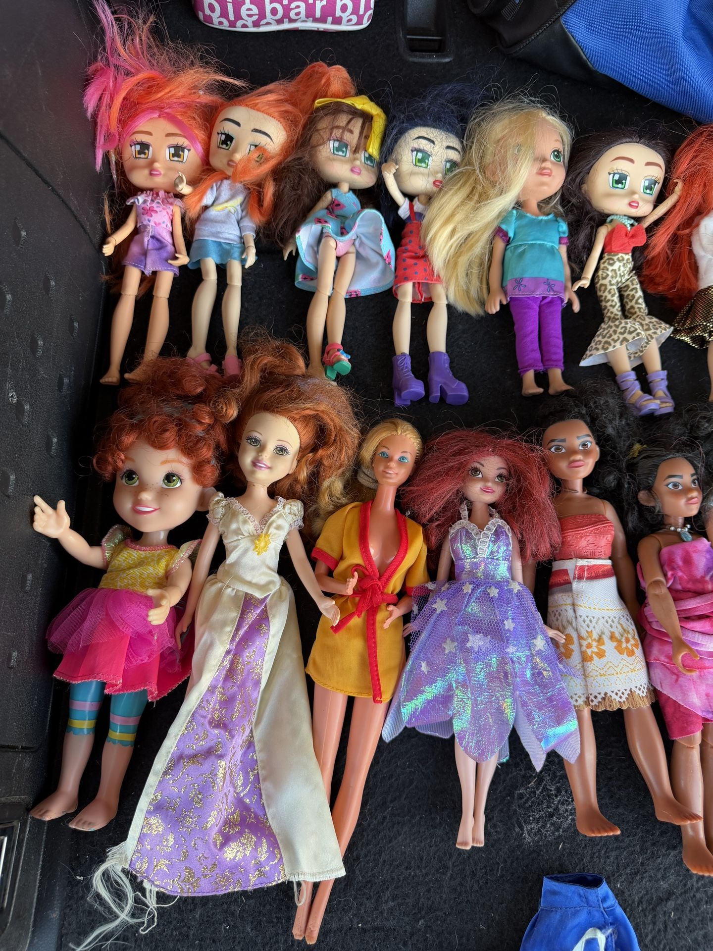 Five (5)  Barbie's With Costumes For Only $20.00