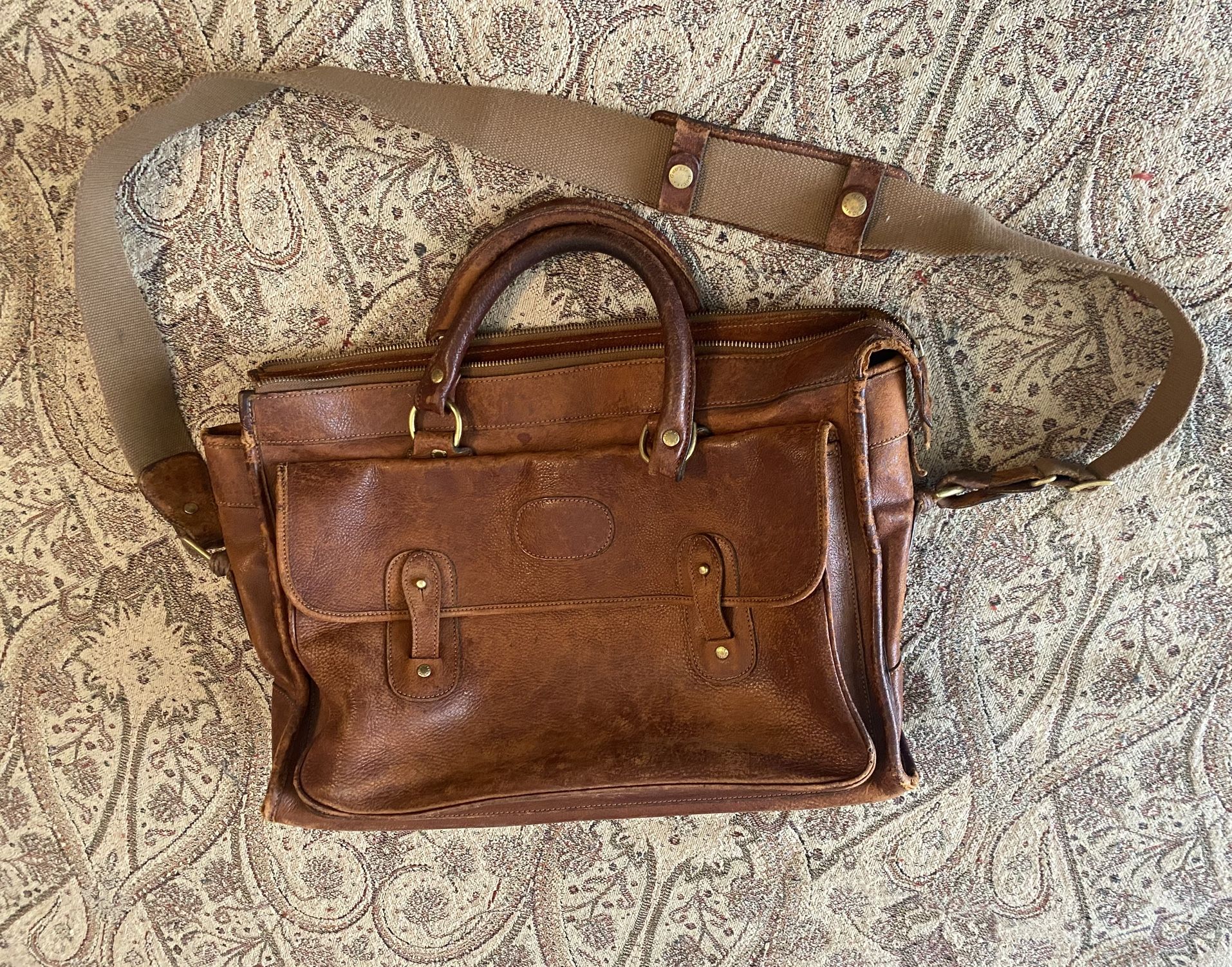 Vintage Marley Hodgson Leather Ghurka No. 17 “The Satchel”