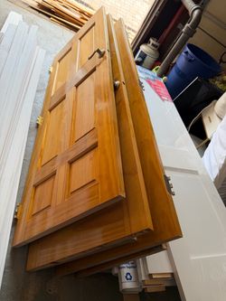 Wooden doors