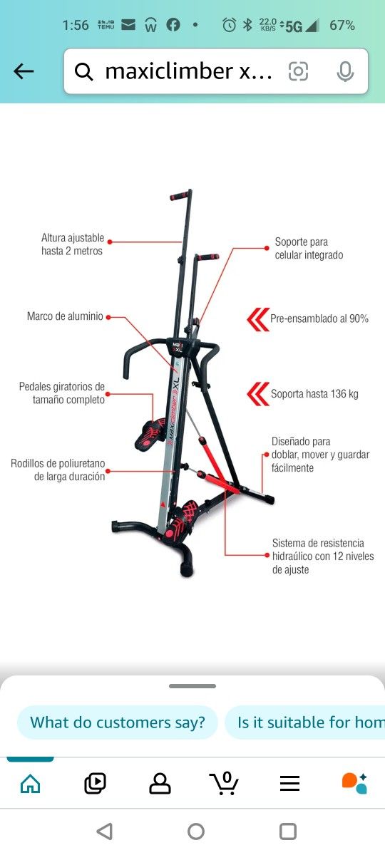 Maxiclimber XL 2000 New In Box