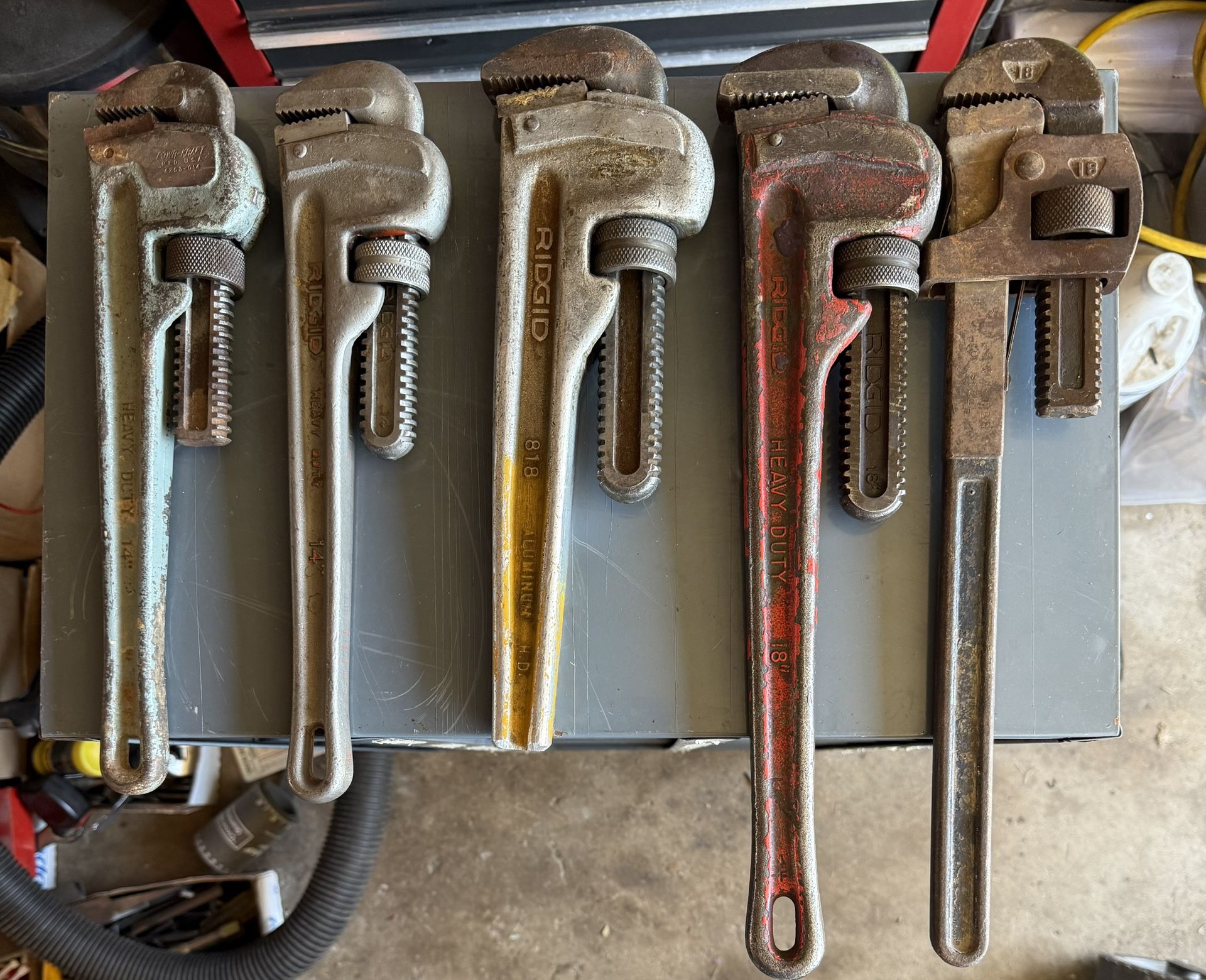 Rigid Powr-Kraft 14in-18in Pipe Wrenches