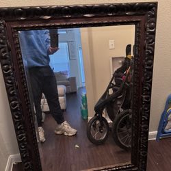 Solid Wood Mirror