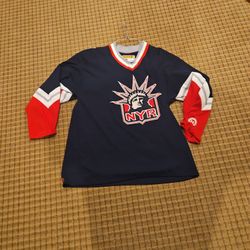 KOHO New York Rangers Hockey Sweater Sz XL Authentic Embroidered 