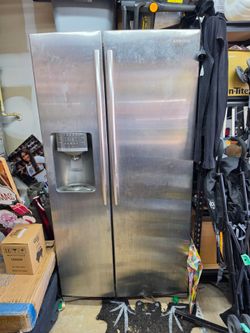 Samsung Stainless Side-by-Side Refrigerator – Needs Compressor/Condenser ($100 OBO)
