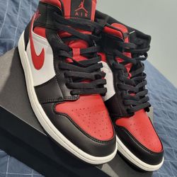 Men Air Jordan 1 Mid Size 10 1/2