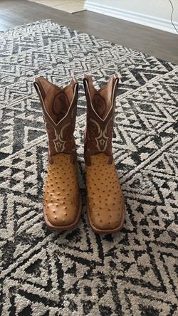 VB OSTRICH WESTERN BOOT MEXICO 29 1/2 $50