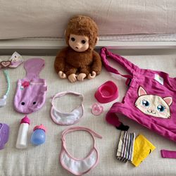 Little Live Interactive Baby Monkey NEW