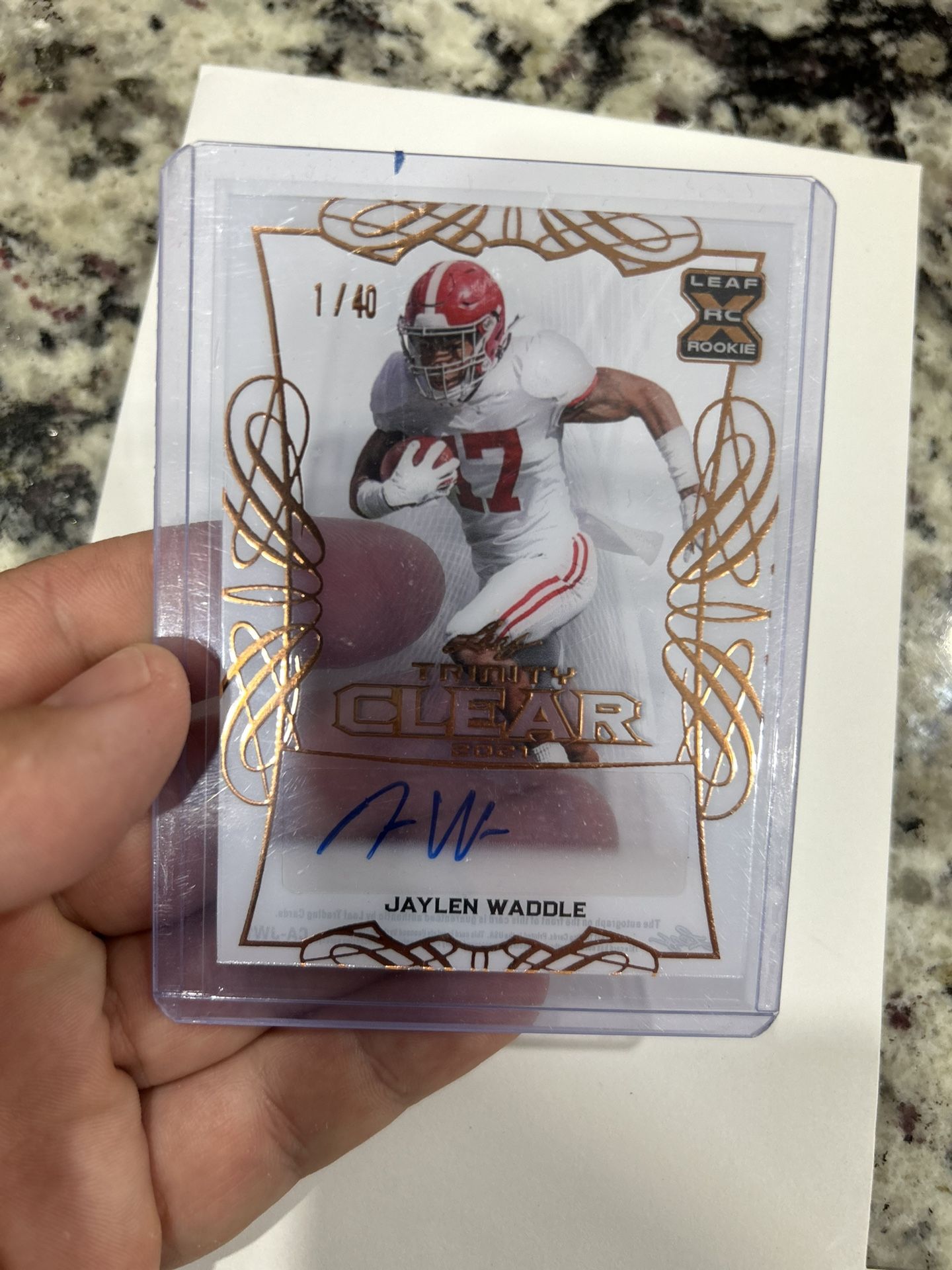 Jaylen Waddle Auto /40