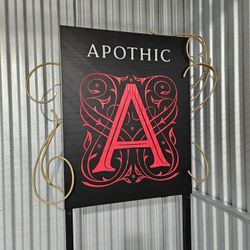 Metal Apothic wine Cool For Man Cave 