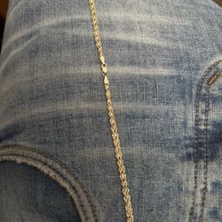 10k rope bracelet