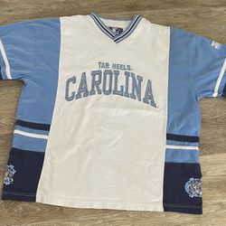 Vintage Starter North Carolina Heels  Heavy Warm Up X-Large Embroidered